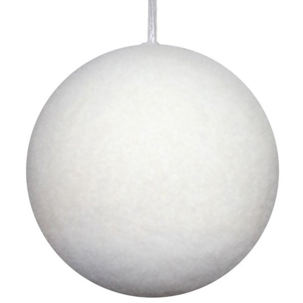 Χριστουγεννιάτικη Μπάλα Οροφής Λευκή, Οικολογική (25cm)
